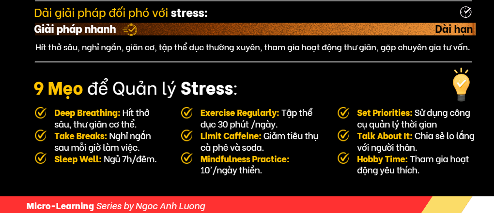 Giải pháp đối phó với Stress